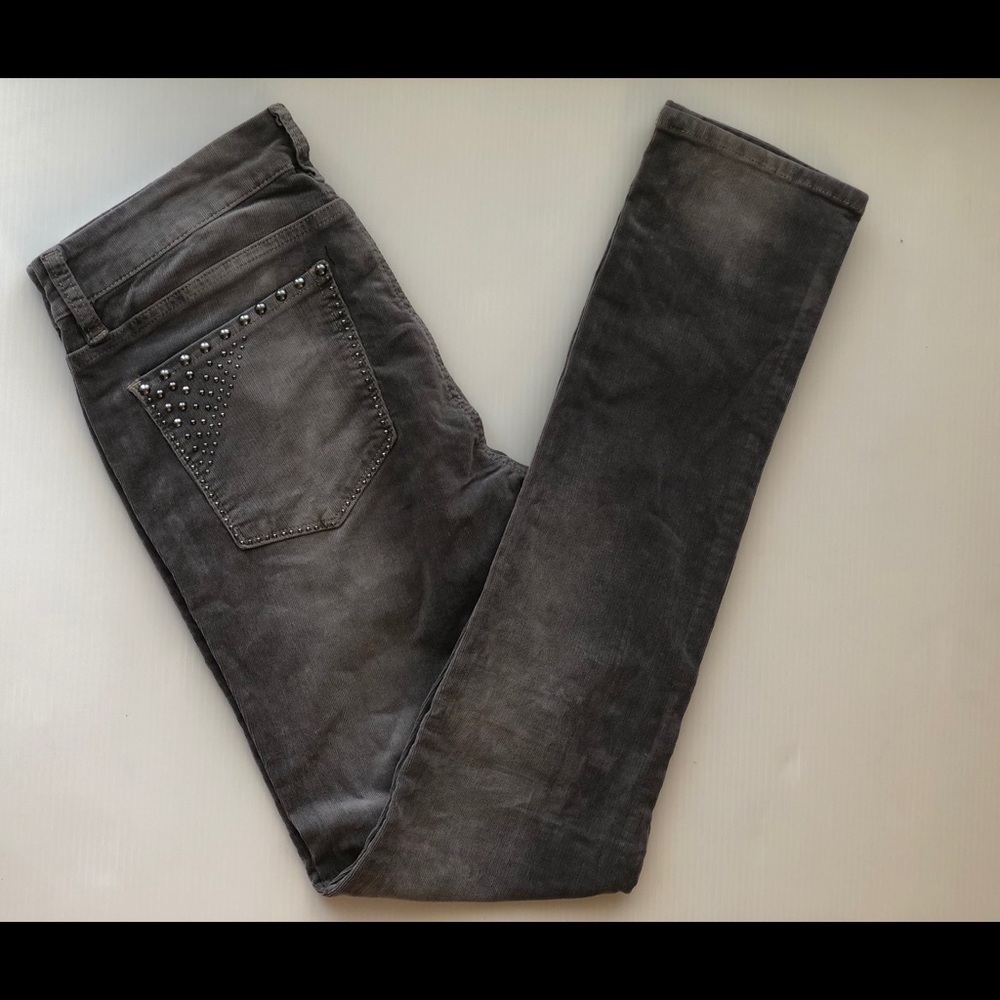 BLANK NYC Classique Skinny Gray Corduroy Jeans - Picture 3 of 8